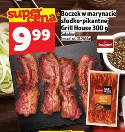 Topaz Boczek w marynacie słodko-pikantnej Grill House Sokołów oferta