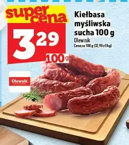 Topaz Kiełbasa myśliwska sucha 100g Olewnik oferta