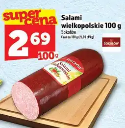 Topaz Salami wielkopolskie 100g Sokołów oferta