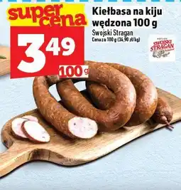 Topaz Kiełbasa na kiju wędzona 100g Świętki Stragan oferta