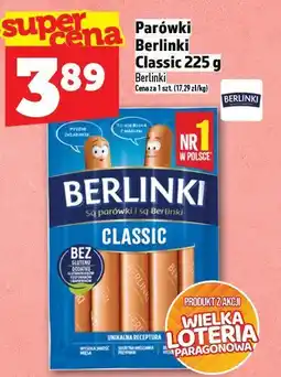 Topaz Parówki Berlinki Classic 225g oferta