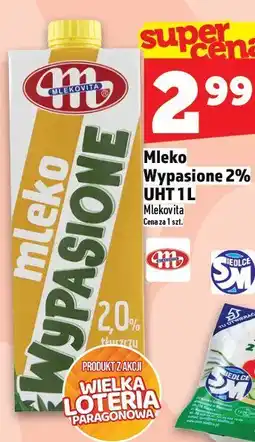 Topaz Mleko wypasione 2% UHT Mlekovita oferta