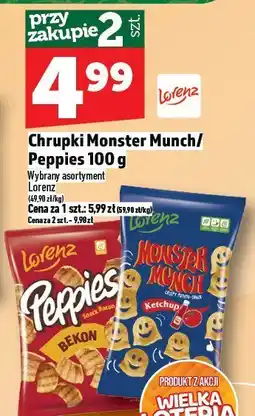 Topaz Chrupki Monster Munch/Peppies Lorenz oferta
