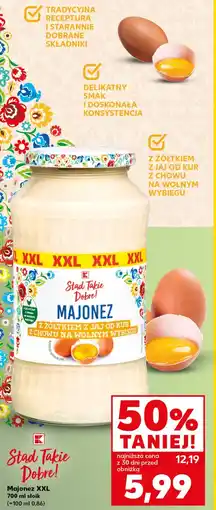 Kaufland Majonez K-Stąd Takie Dobre oferta