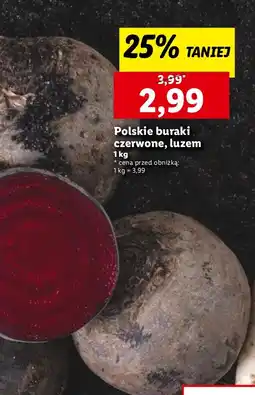 Lidl Buraki czerwone Ryneczek Lidla oferta
