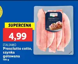 Lidl Szynka Prosciutto cotto gotowana ITALIAMO oferta