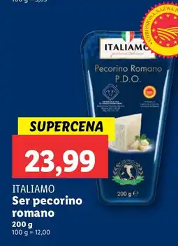 Lidl Ser pecorino romano ITALIAMO oferta