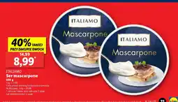 Lidl Ser mascarpone ITALIAMO oferta