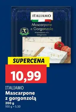 Lidl Ser mascarpone z gorgonzolą ITALIAMO oferta