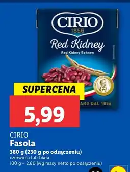 Lidl Fasola czerwona/biała CIRIO oferta