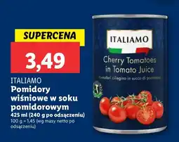 Lidl Pomidory wiśniowe w soku pomidorowym ITALIAMO oferta