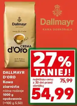Kaufland Kawa ziarnista DALLMAYR 1kg oferta