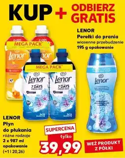 Kaufland Płyn do płukania Lenor + perełki do prania oferta