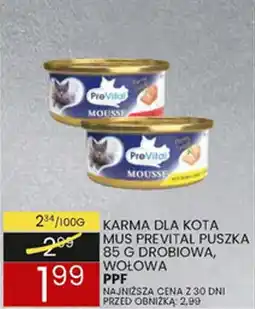 Wafelek KARMA DLA KOTA MUS PREVITAL PUSZKA DROBIOWA, WOŁOWA oferta