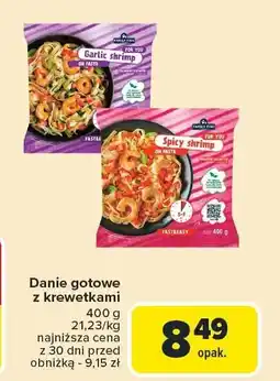 Carrefour Danie gotowe z krewetkami Carrefour oferta