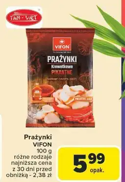 Carrefour Prażynki krewetkowo-pikantne Vifon oferta