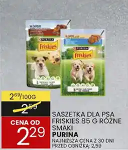 Wafelek SASZETKA DLA PSA FRISKIES RÓŻNE SMAKI oferta