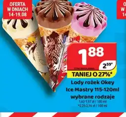 Delfin Lody rożek Okey Ice Mastry oferta