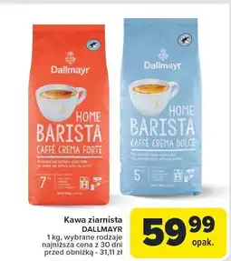 Carrefour Kawa ziarnista DALLMAYR różne rodzaje oferta