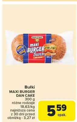 Carrefour Bułki burger Maxi Burger Dan Cake oferta