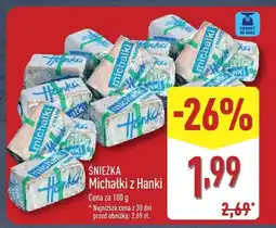 ALDI Serek Michałki z Hanki Śnieżka oferta