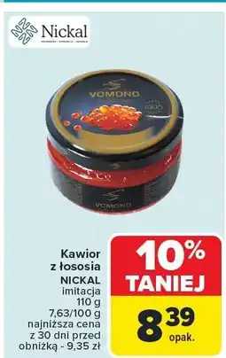 Carrefour Kawior z łososia imitacja Nickal oferta