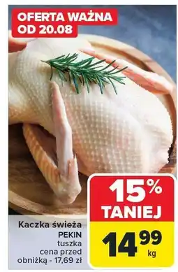 Carrefour Kaczka świeża Pekin oferta