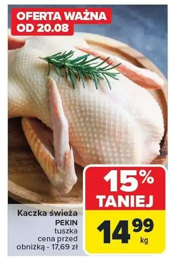 Carrefour Kaczka świeża Pekin oferta