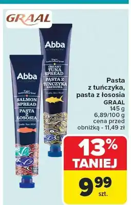 Carrefour Pasta z tuńczyka, pasta z łososia Graal oferta