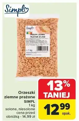 Carrefour Orzeszki ziemne prażone Simpl oferta