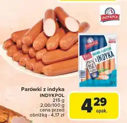 Carrefour Parówki z indyka Indykpol oferta