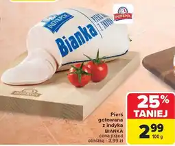 Carrefour Pierś gotowana z indyka Bianka oferta