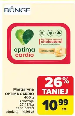 Carrefour Margaryna Optima Cardio Bunge oferta