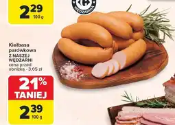 Carrefour Kiełbasa parówkowa Carrefour oferta