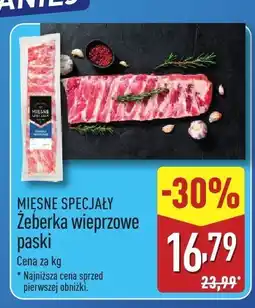 ALDI Żeberka wieprzowe paski MIĘSNE SPECJAŁY oferta
