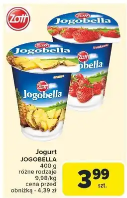 Carrefour Jogurt Jogobella Zott oferta
