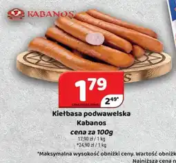 Delfin Kiełbasa podwawelska Kabanos oferta
