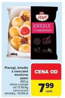 Carrefour Pierogi, knedle z owocami mrożone Jawo oferta