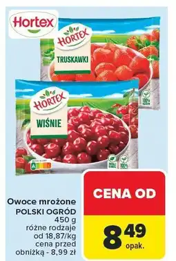 Carrefour Owoce mrożone Polski Ogród Hortex oferta