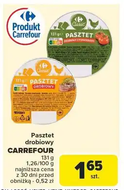 Carrefour Pasztet drobiowy Carrefour oferta