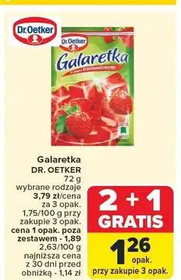 Carrefour Galaretka Dr. Oetker oferta