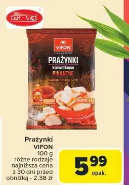 Carrefour Prażynki krewetkowe Vifon oferta
