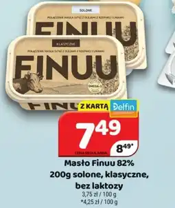 Delfin Masło Finuu 82% oferta