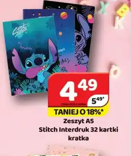 Delfin Zeszyt A5 Stitch Interdruk oferta