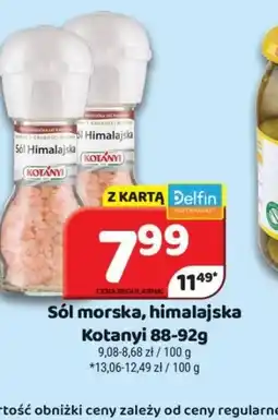 Delfin Sól morska, himalajska Kotanyi oferta