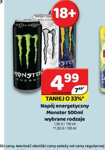 Delfin Napój energetyczny Monster oferta