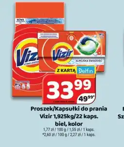 Delfin Proszek/Kapsułki do prania Vizir oferta