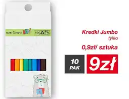 KiK Kredki Jumbo oferta