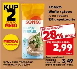 Kaufland SONKO Wafle ryżowe oferta