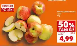 Kaufland Polskie jabłka letnie luzem 1 kg oferta